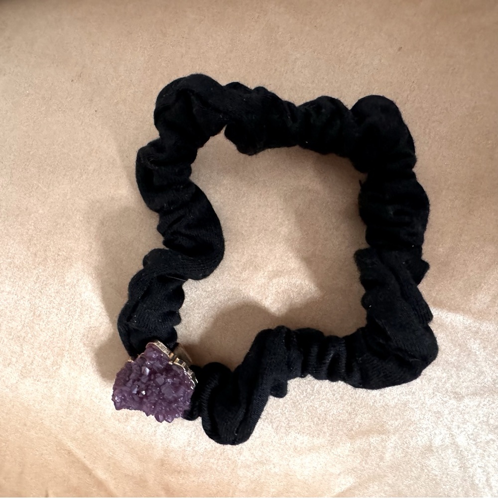 Amethyst Hair Scrunchie